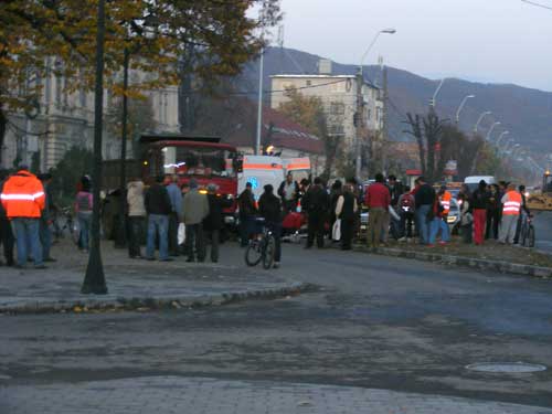 Baia Mare, accident strada Vasile Lucaciu