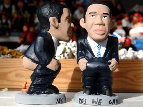 Foto Barack Obama caganer