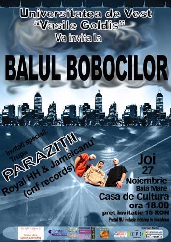 Balul Bobocilor, Universitatea de Vest Vasile Goldis, Baia Mare