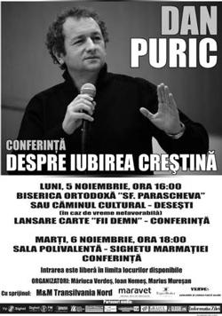 Foto Dan Puric, Despre iubirea crestina