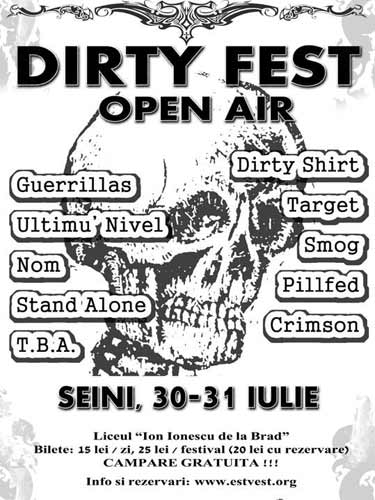 Foto afis Dirty Fest 2010 - Seini, Maramures