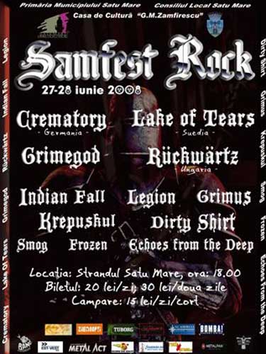 Samfest Rock 2008 - afis
