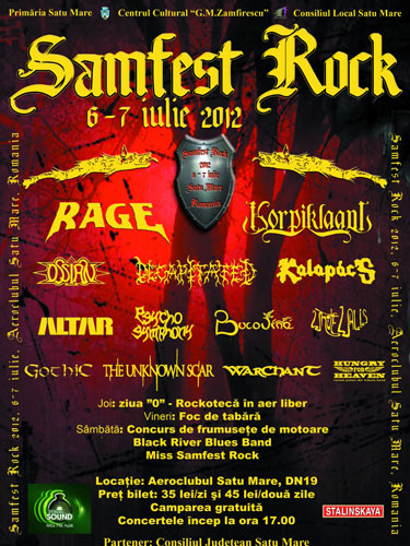 Foto: Samfest Rock 2012 - afis