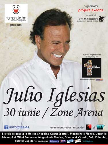 Julio Iglesias, la Bucuresti