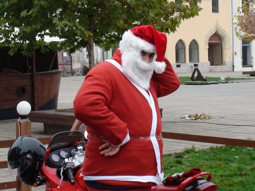 Foto Mos Craciun - Spider Bikers (c) eMaramures.ro