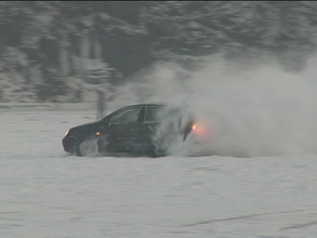 Foto Drift pe gheata la baraj Firiza