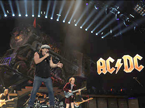 AC/DC in concert