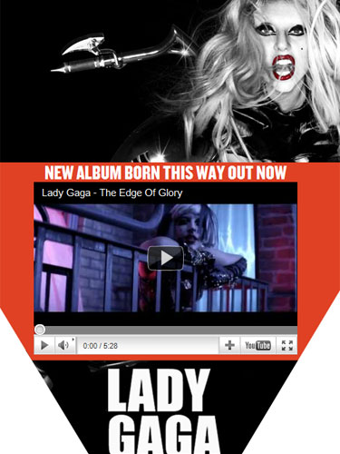 Foto: Lady Gaga - website