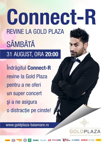 Connect-R canta in Baia Mare - afis