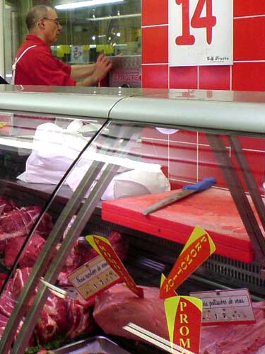 Foto supermarket - raion carne