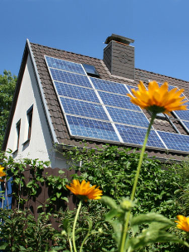 Foto casa panouri solare