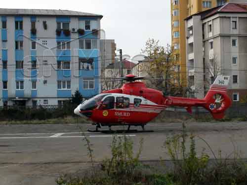 Foto: elicopter SMURD - Spitalul Judetean de Urgenta Baia Mare (c) eMaramures.ro