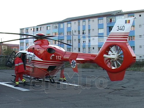 Foto: SMURD - Transport aerian (c) eMaramures.ro