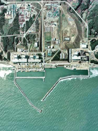 Fukushima - Google Earth