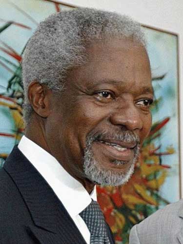 Kofi Annan - emisar special ONU - wikipedia.org 