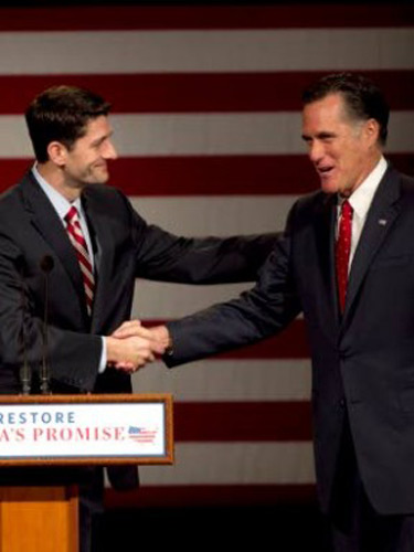Foto: Mitt Romney si Paul Ryan
