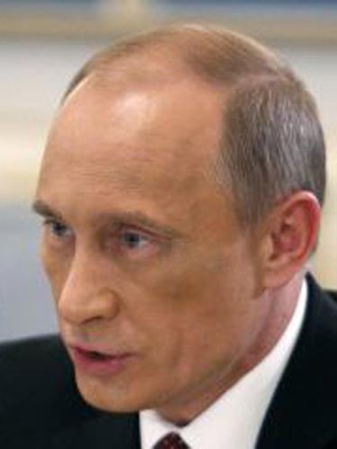 Foto Vladimir Putin cu vanataie