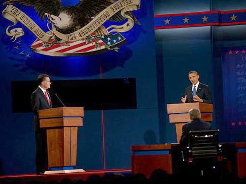 Dezbatere Mitt Romney si Barack Obama