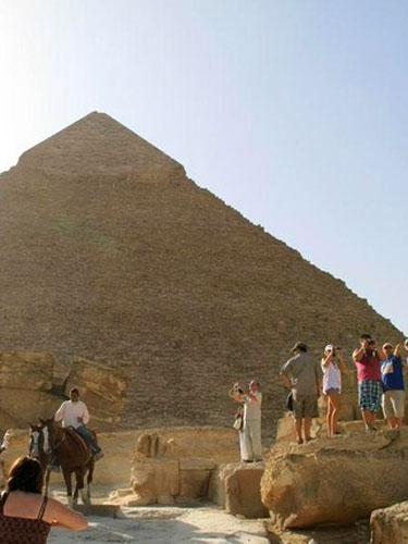 Foto: Egipt - Piramida Kefren - Gizeh