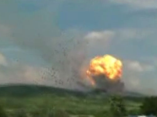 Foto: explozie Bulgaria