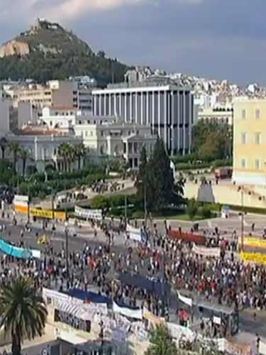 Proteste de amploare in Grecia