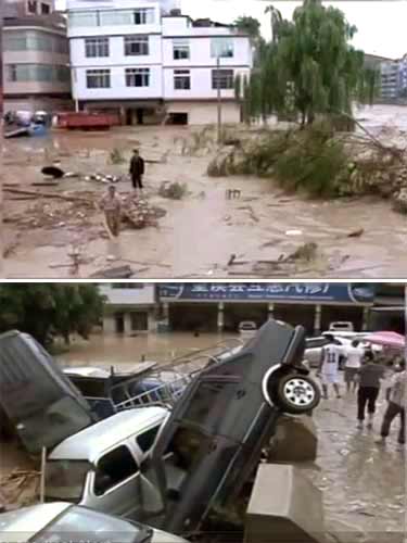 Inundatii devastatoare in China