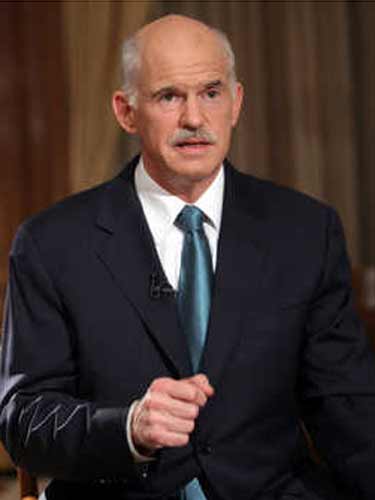 Georges Papandreou, premierul Greciei