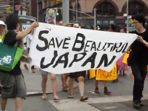 Proteste in Japonia - youtube.com