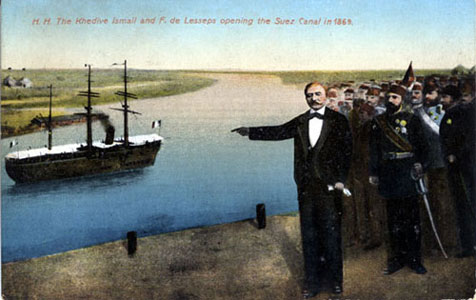 Inaugurarea Canal Suez