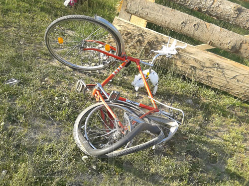 Foto: Accident bicicleta Grosii Tiblesului (c) eMaramures.ro
