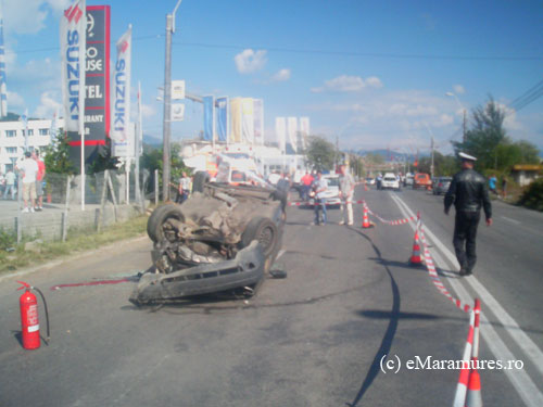 FOTO: Accident mortal Baia Mare, bdul Independentei, 15 septembrie 2009 (c) eMaramures.ro