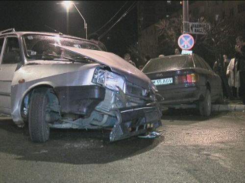 Accident Baia Mare, bdul. Bucuresti, 9 februarie 2009