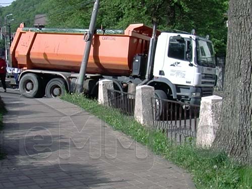 Foto: Accident camion Petofi Sandor