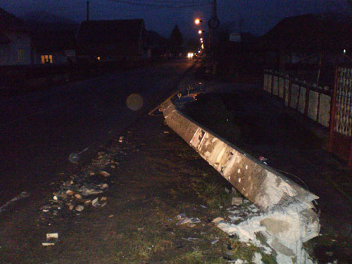 Foto accident tanar, Sighet (c) eMM.ro