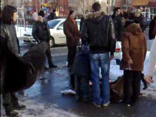 Foto accident strada Cosmonautilor - Baia Mare (C) eMaramures.ro