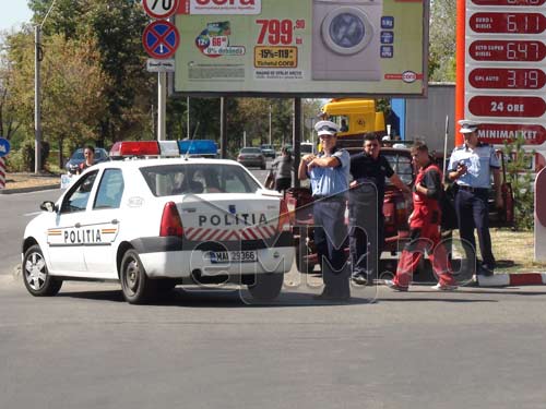 Foto: accident Golda Plaza Baia Mare (c) eMaramures.ro