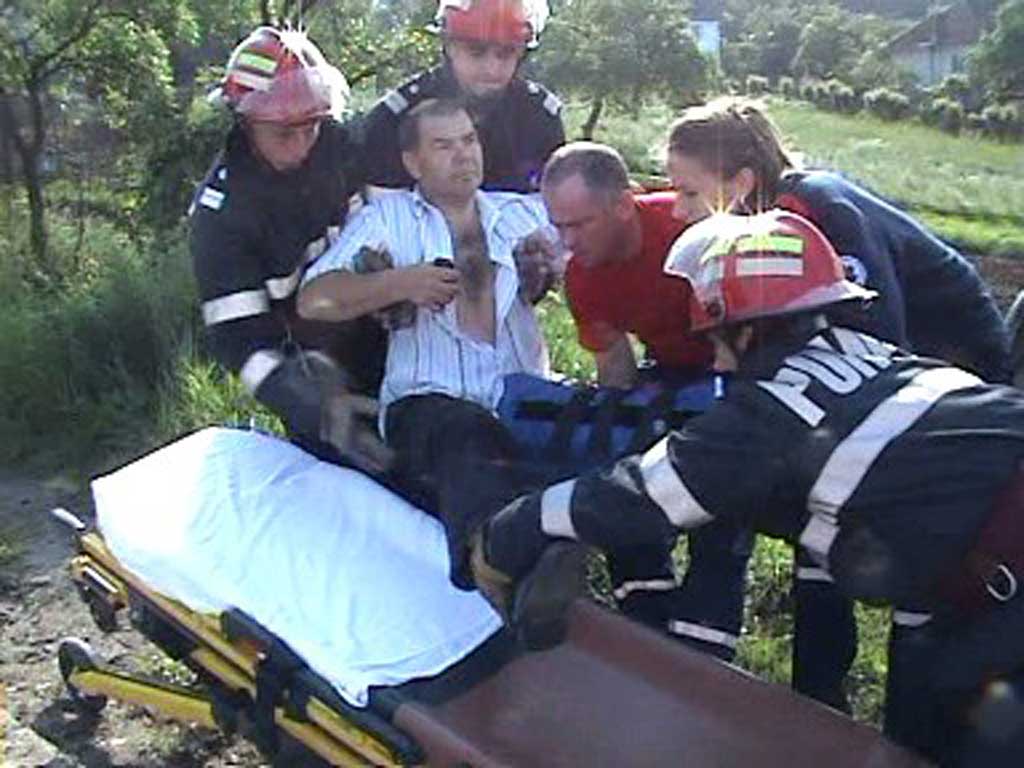 Foto accident panta Recea - E58 (c) eMaramures.ro