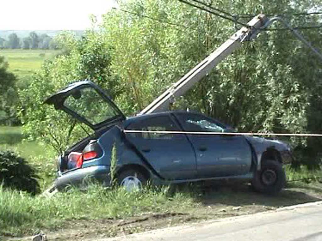 Foto accident panta Recea - E58 (c) eMaramures.ro