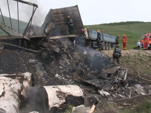 accident tir cluj