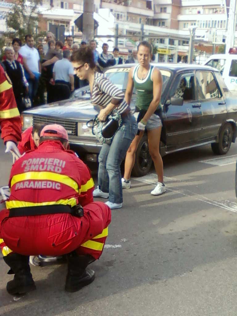 Foto accident de circulatie - zona RFN - Baia Mare (c) eMaramures.ro