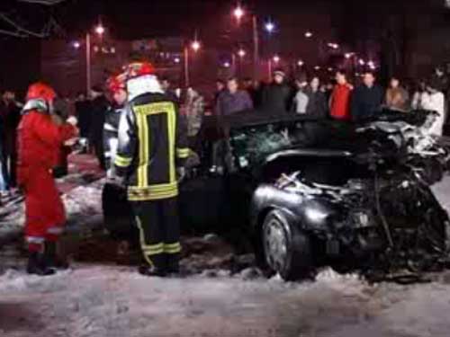 Foto accident Satu Mare - Mercedes