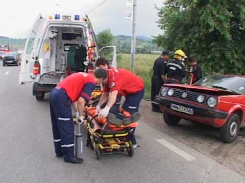 Accident reprezentanta Toyota Baia Mare