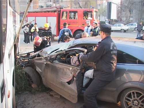 Foto accident autogara Baia Mare (c) eMaramures.ro