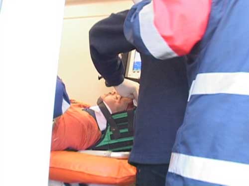 Foto victima accident - Ambulanta Maramures (c) eMaramures.ro
