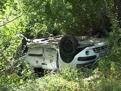 Foto: accident Marcela David - Dumbravita (c) eMaramures.ro