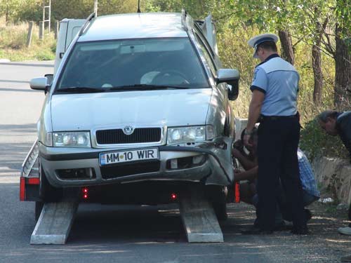 Foto: accident pe Dura (C) eMaramures.ro
