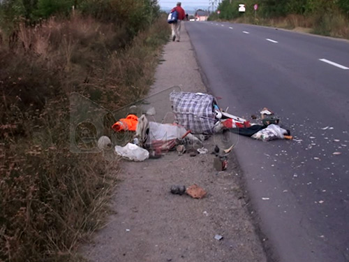 Foto: accident taxi - Italsofa Baia Mare (c) eMaramures.ro