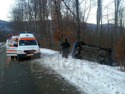 Foto: accident Mara - DN 18, Pasul Gutai (c) eMaramures.ro