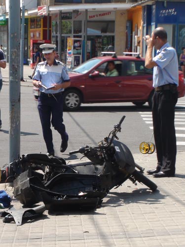 Foto: accident scuterist - Rivulus (c) eMaramures.ro