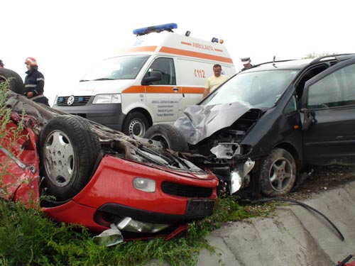 Foto: accident Stejarul - Satulung (c) eMaramures.ro